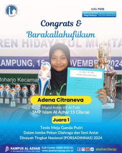 Juara 1 Tenis Meja